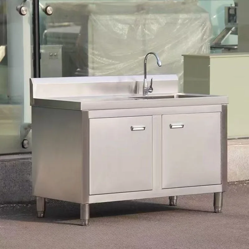 Commercial Kitchen Worktops - 特厚ステンレス製キッチンシンク、業務用・家庭用一体型キャビネット、ステンレス製シンク、キッチン用洗面台