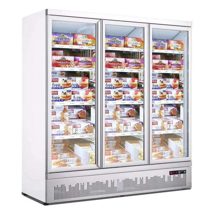 カスタムホットセール両開き冷凍庫直立型ガラスディスプレイドリ - Commercial Chest Freezer のレビューと価格