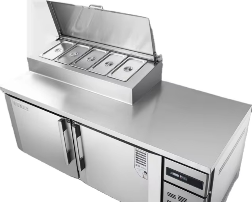 業務用ワークトップ冷蔵庫冷凍庫、急速冷却、省エネ、ステンレス - Commercial Kitchen Worktops のレビューと価格