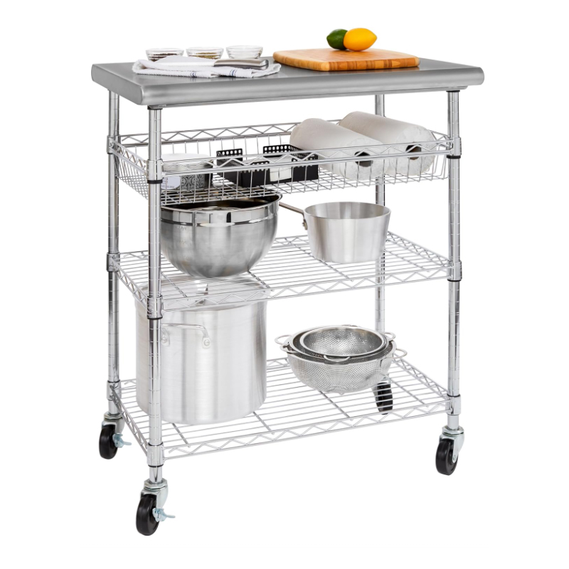 カスタマイズ可能な業務用作業台　ユーティリティカート　調理台 - Commercial Kitchen Worktops のレビューと価格