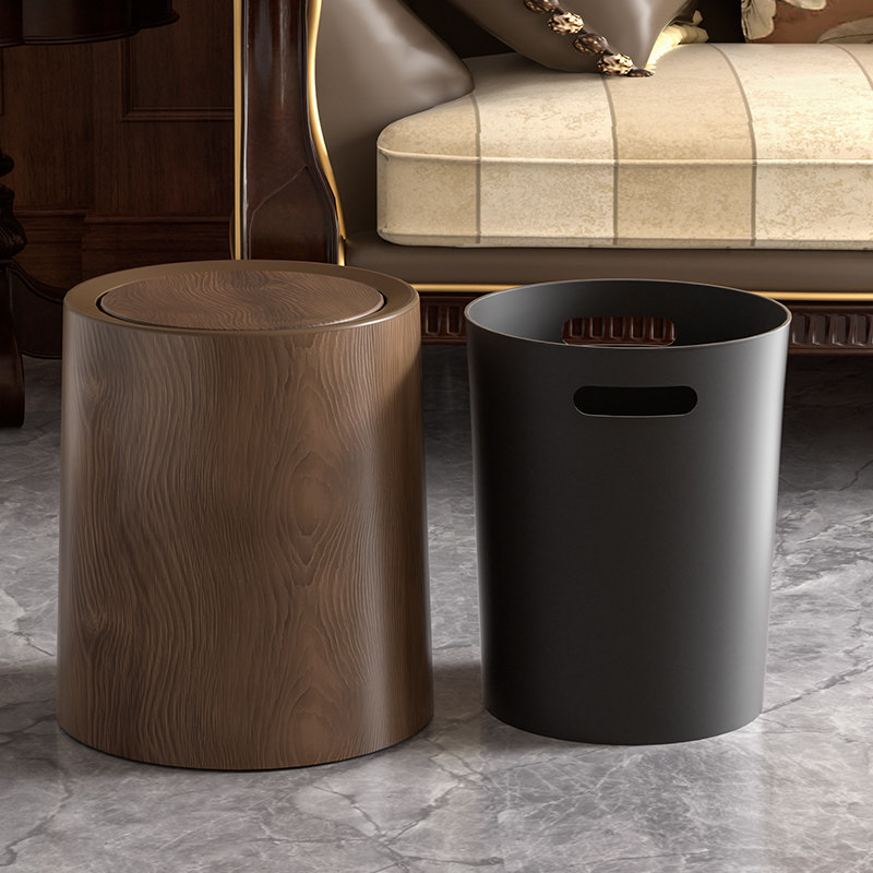 家庭用品 レトロ模造木目調ゴミ箱 大容量 リビングルーム キ - Commercial Kitchen Bin のレビューと価格