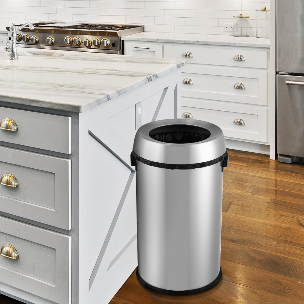 65L/17ガロンの頑丈なオープントップ業務用/キッチン用ゴ - Commercial Kitchen Bin のレビューと価格