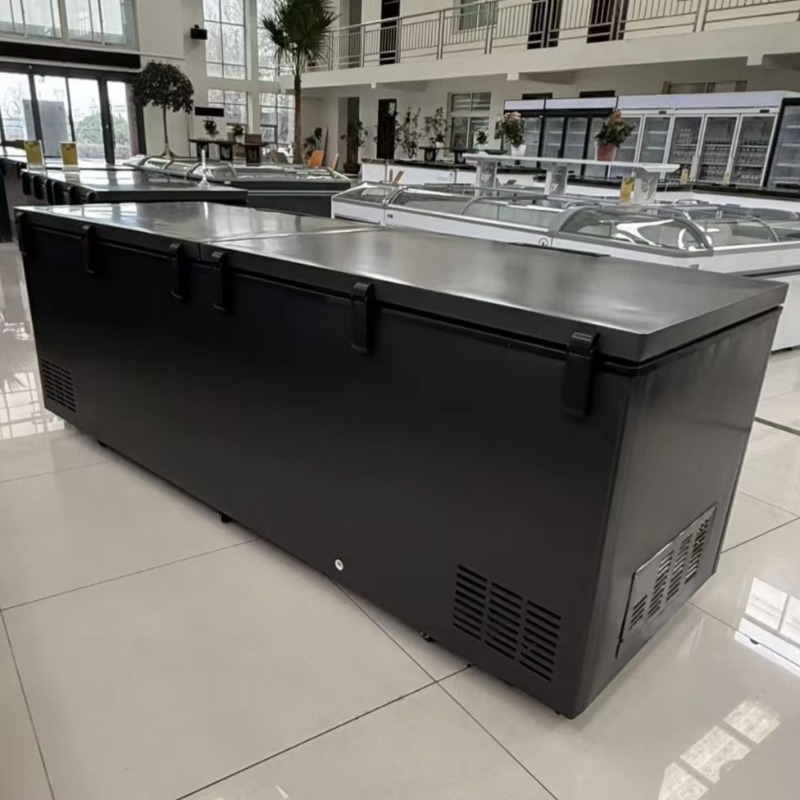 業務用ダブルドア式水平型大型冷凍庫。家庭用およびスーパーマー - Commercial Chest Freezer のレビューと価格